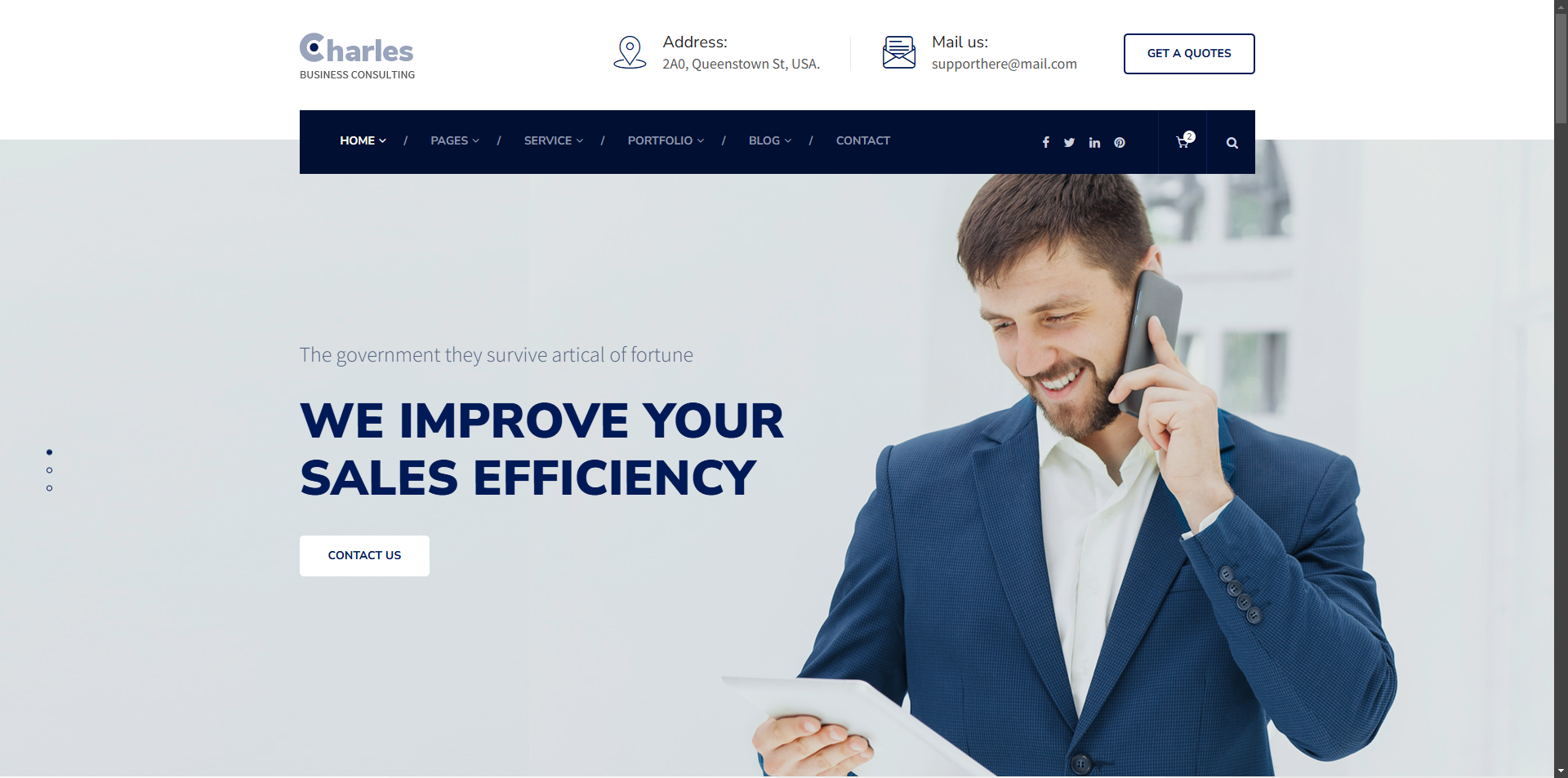 Charles - Business-Consulting HTML Template