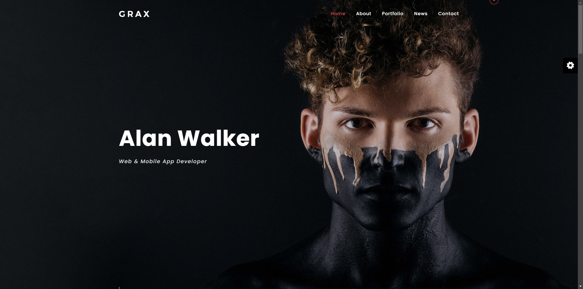 Grax - Personal Portfolio Template