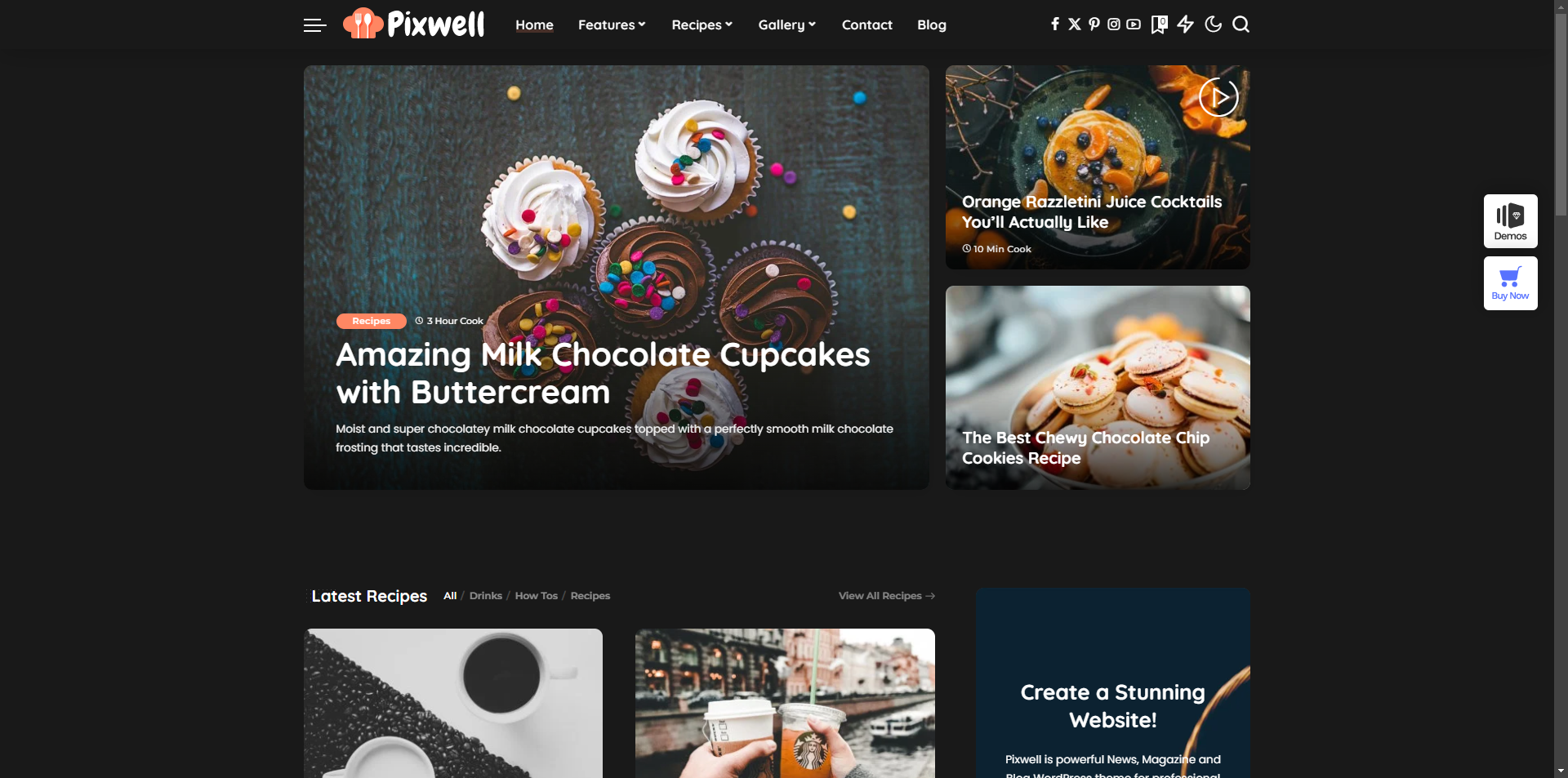 Pixwell - Modern Magazine Template