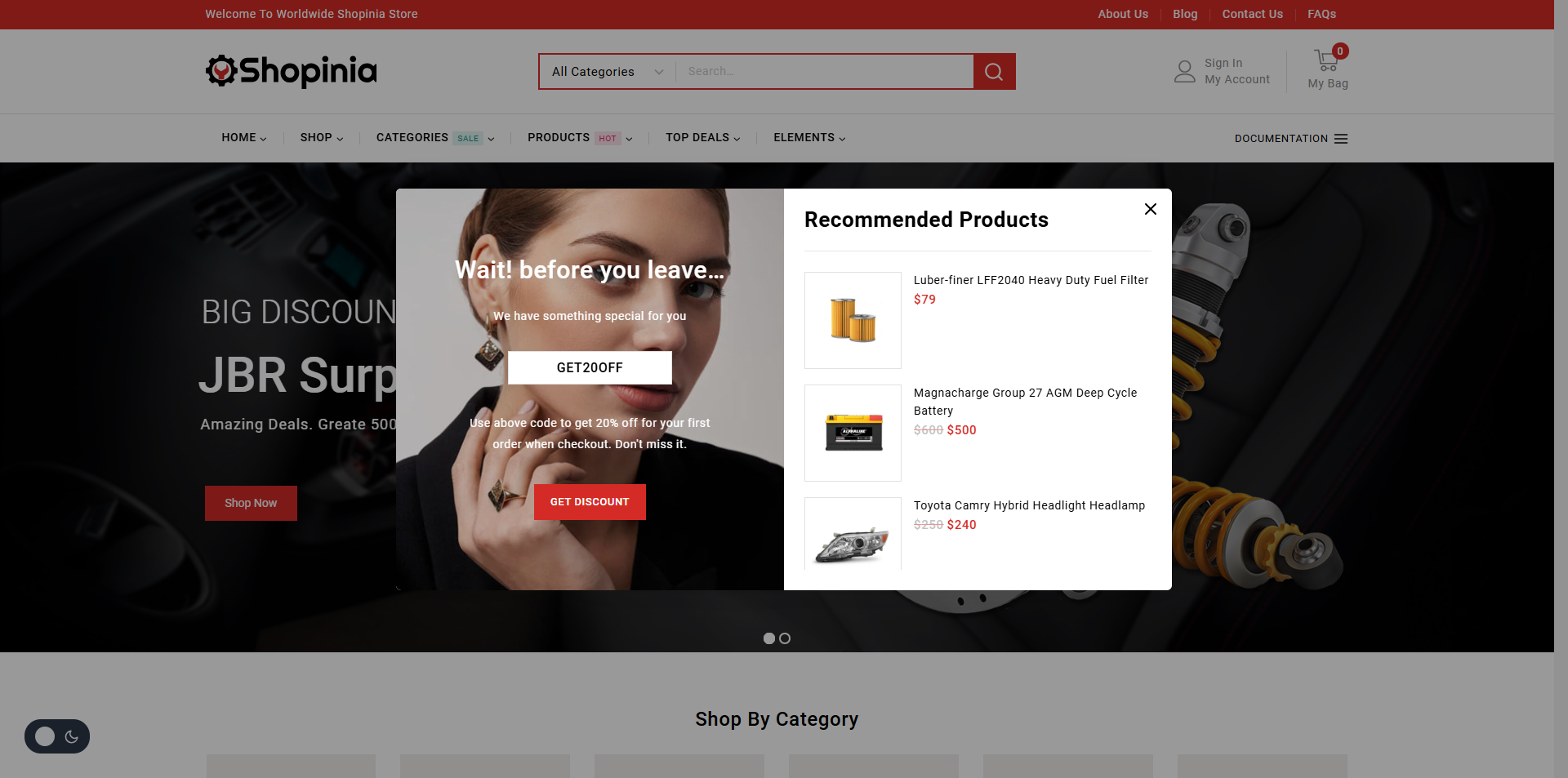 Shopinia - Multipurpose E-commerce Template